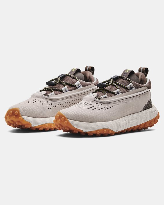 Unisex UA HOVR™ Summit Fat Tire Delta Running Shoes in Gray image number 3